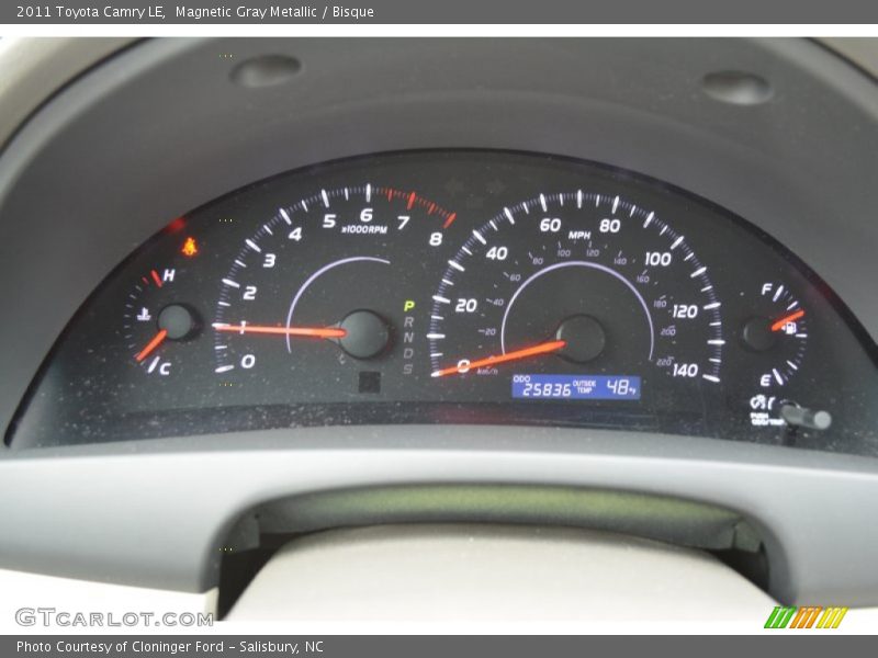 Magnetic Gray Metallic / Bisque 2011 Toyota Camry LE