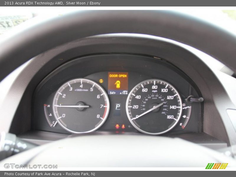Silver Moon / Ebony 2013 Acura RDX Technology AWD