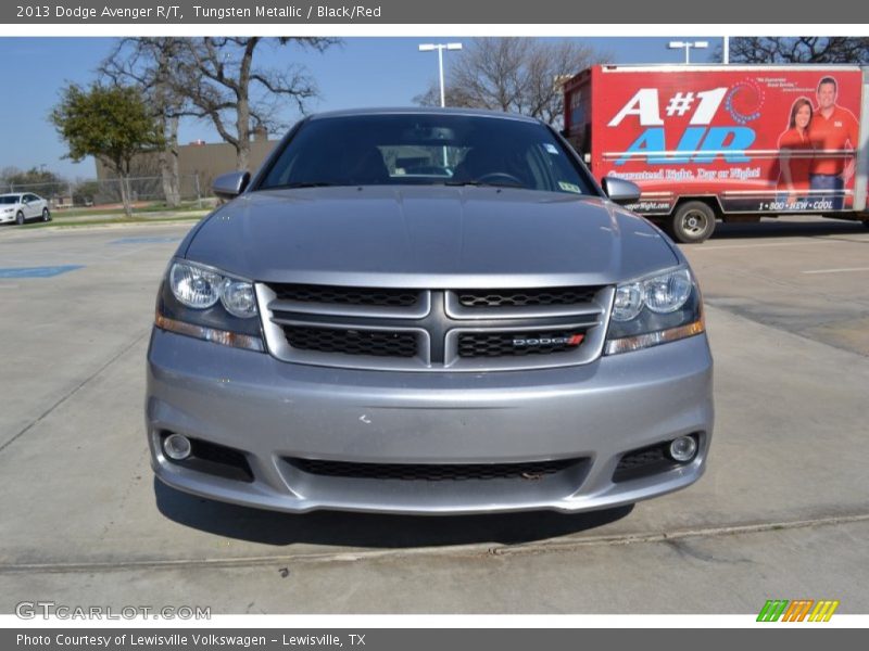 Tungsten Metallic / Black/Red 2013 Dodge Avenger R/T