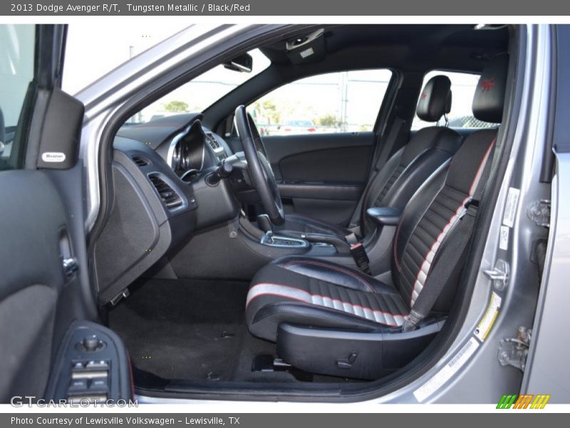 Tungsten Metallic / Black/Red 2013 Dodge Avenger R/T