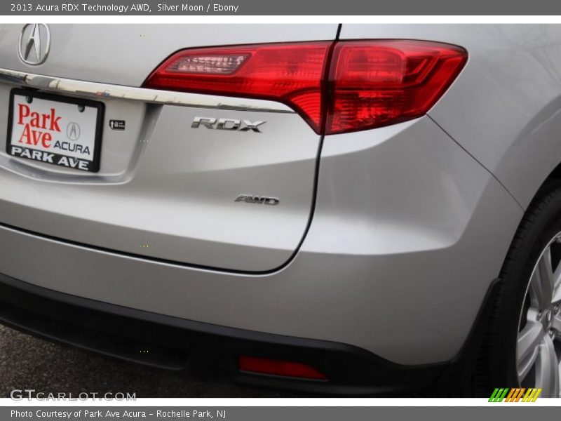 Silver Moon / Ebony 2013 Acura RDX Technology AWD