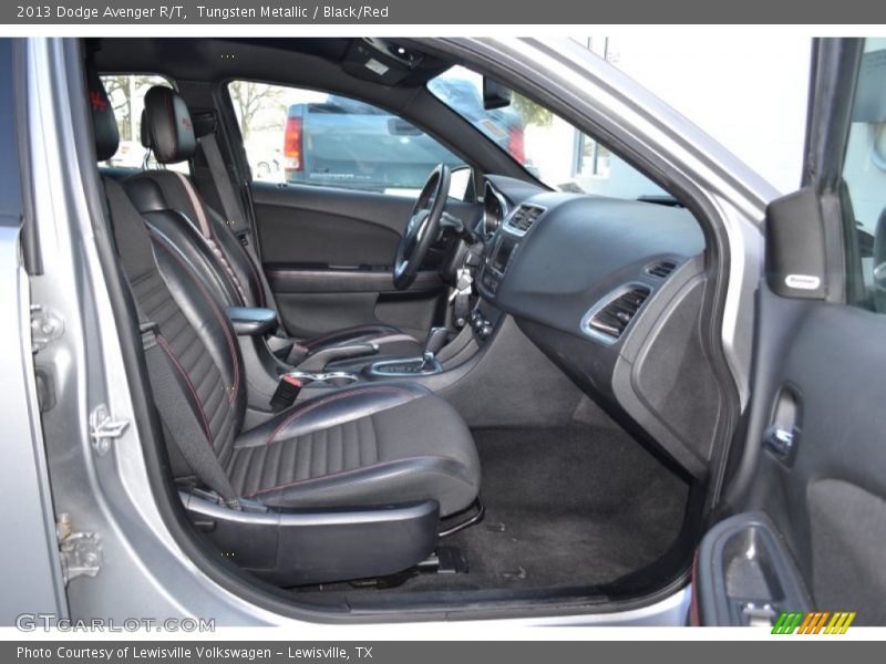 Tungsten Metallic / Black/Red 2013 Dodge Avenger R/T