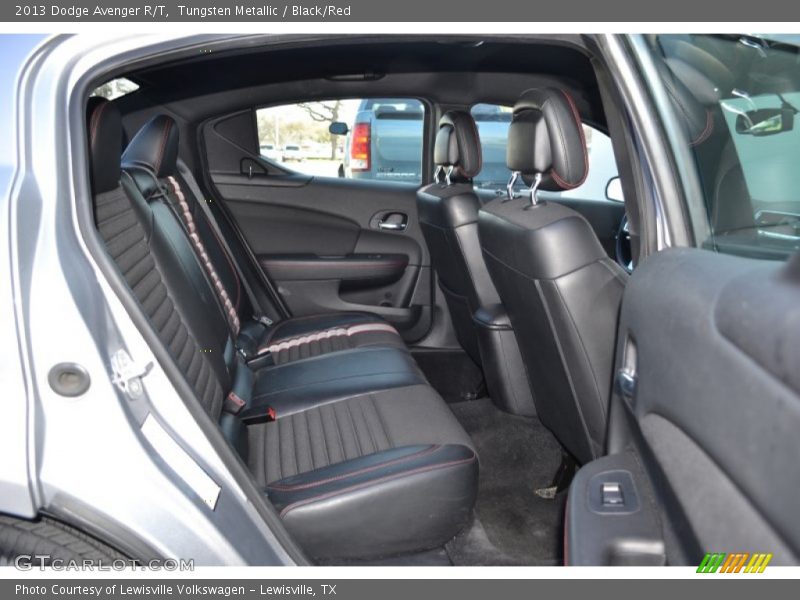 Tungsten Metallic / Black/Red 2013 Dodge Avenger R/T