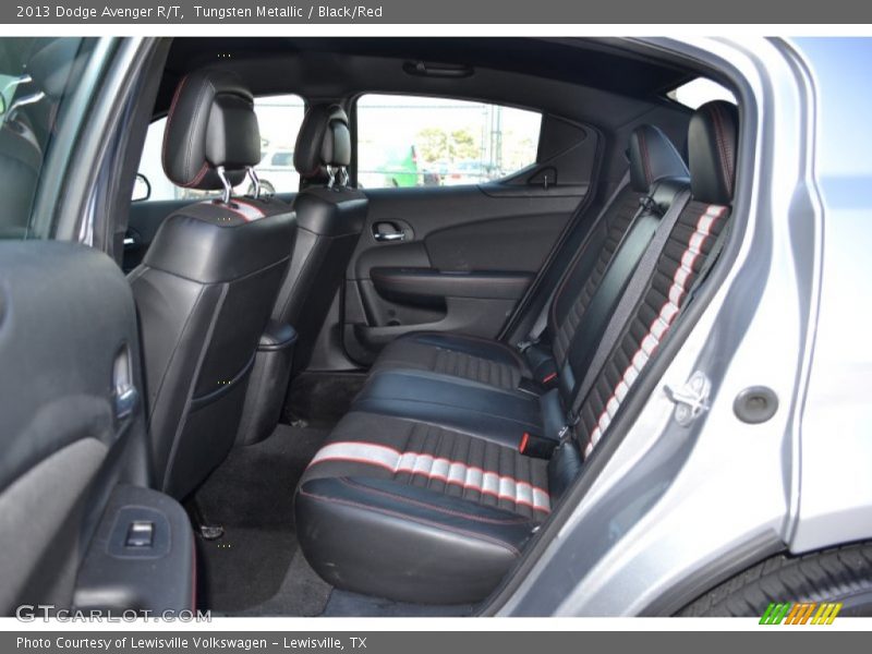Tungsten Metallic / Black/Red 2013 Dodge Avenger R/T