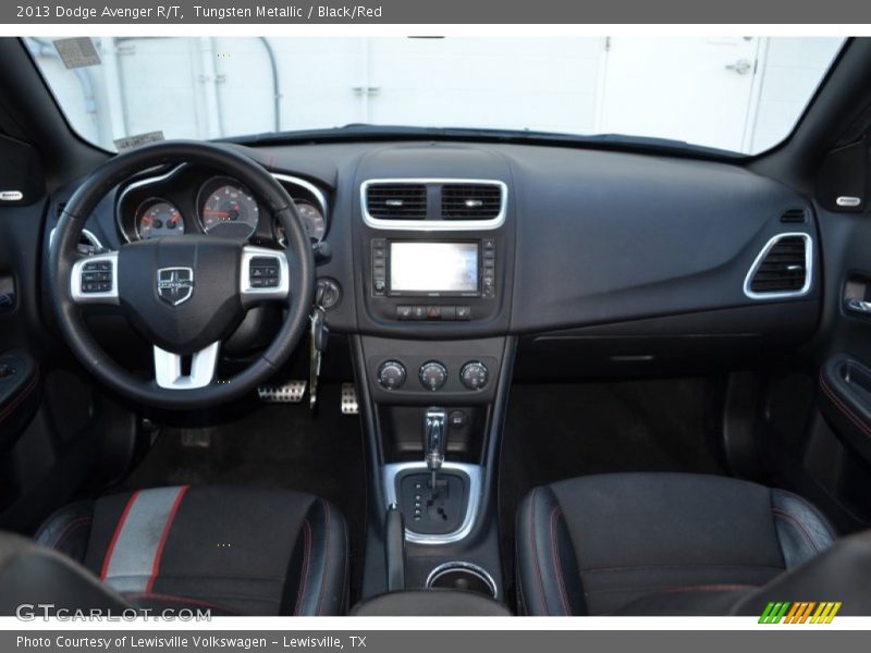 Tungsten Metallic / Black/Red 2013 Dodge Avenger R/T