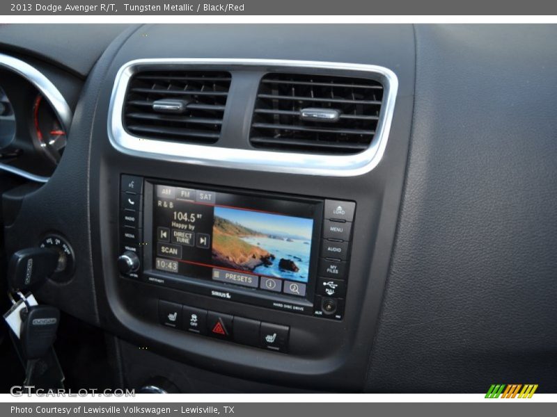 Tungsten Metallic / Black/Red 2013 Dodge Avenger R/T