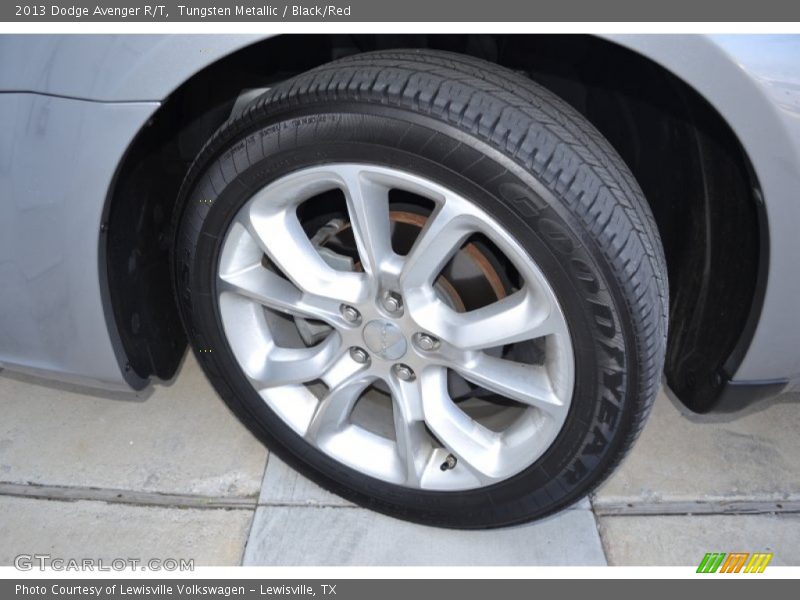 Tungsten Metallic / Black/Red 2013 Dodge Avenger R/T