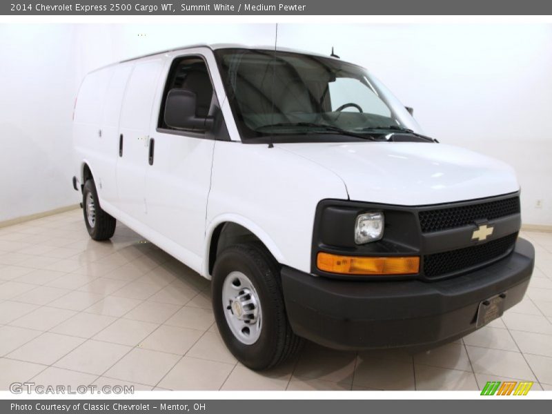 Summit White / Medium Pewter 2014 Chevrolet Express 2500 Cargo WT