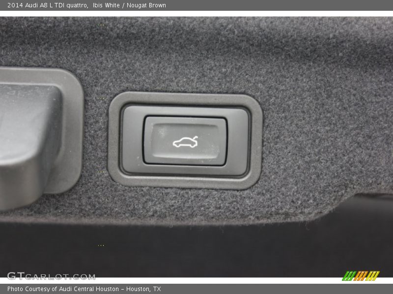 Ibis White / Nougat Brown 2014 Audi A8 L TDI quattro