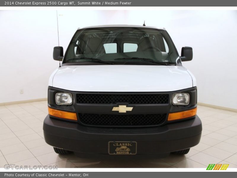 Summit White / Medium Pewter 2014 Chevrolet Express 2500 Cargo WT