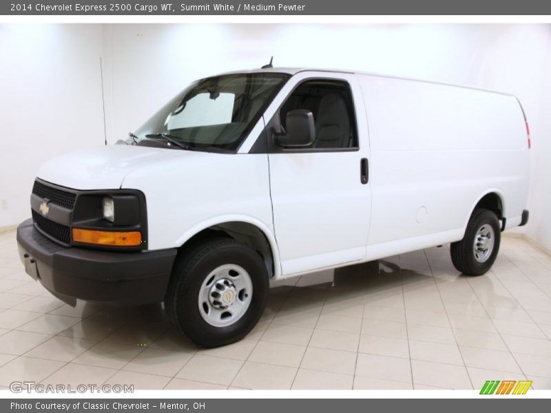 Summit White / Medium Pewter 2014 Chevrolet Express 2500 Cargo WT