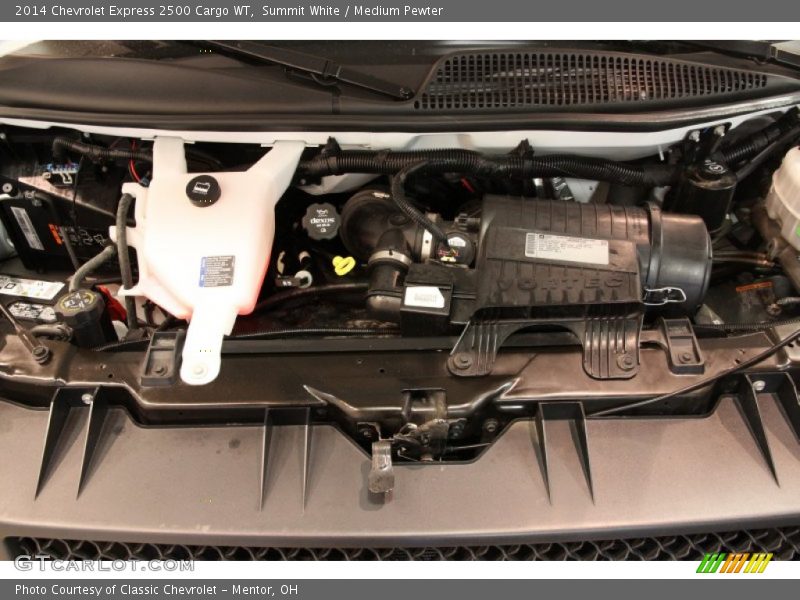 Summit White / Medium Pewter 2014 Chevrolet Express 2500 Cargo WT