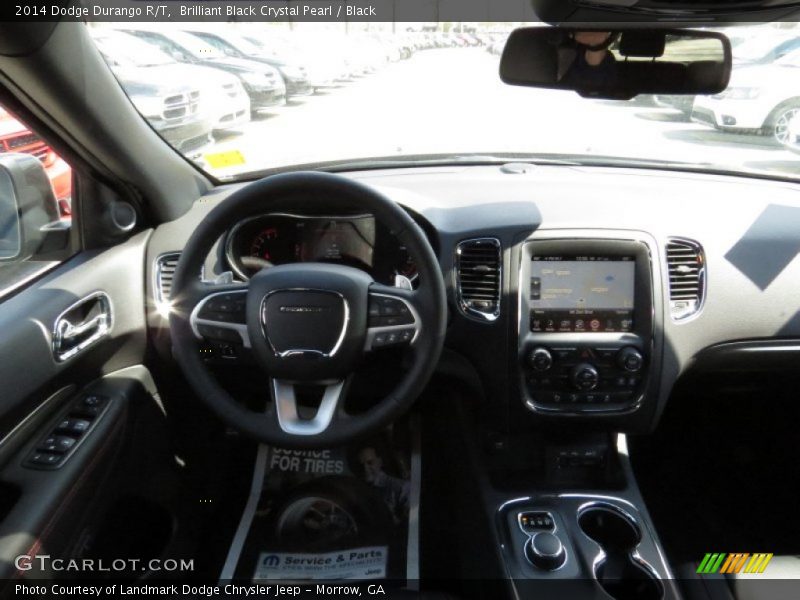 Brilliant Black Crystal Pearl / Black 2014 Dodge Durango R/T