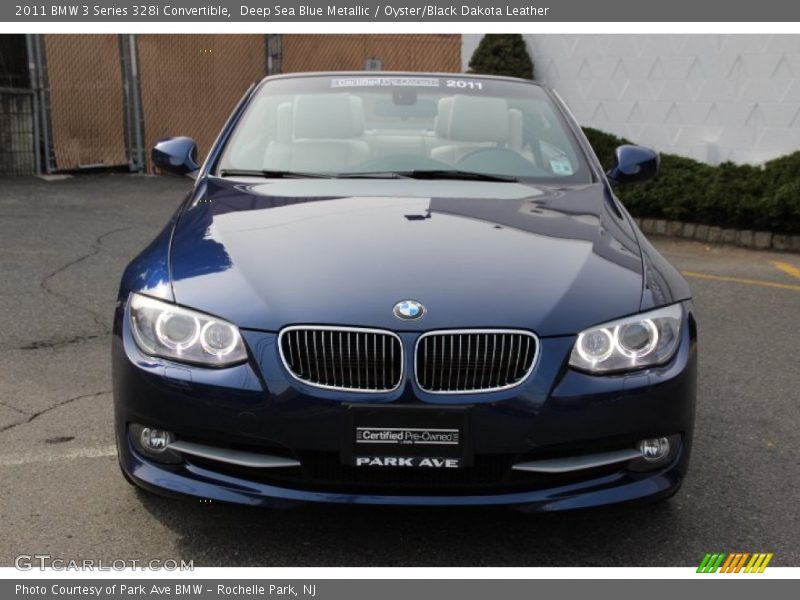 Deep Sea Blue Metallic / Oyster/Black Dakota Leather 2011 BMW 3 Series 328i Convertible