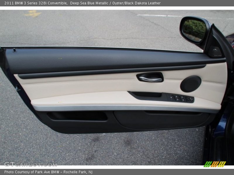 Deep Sea Blue Metallic / Oyster/Black Dakota Leather 2011 BMW 3 Series 328i Convertible