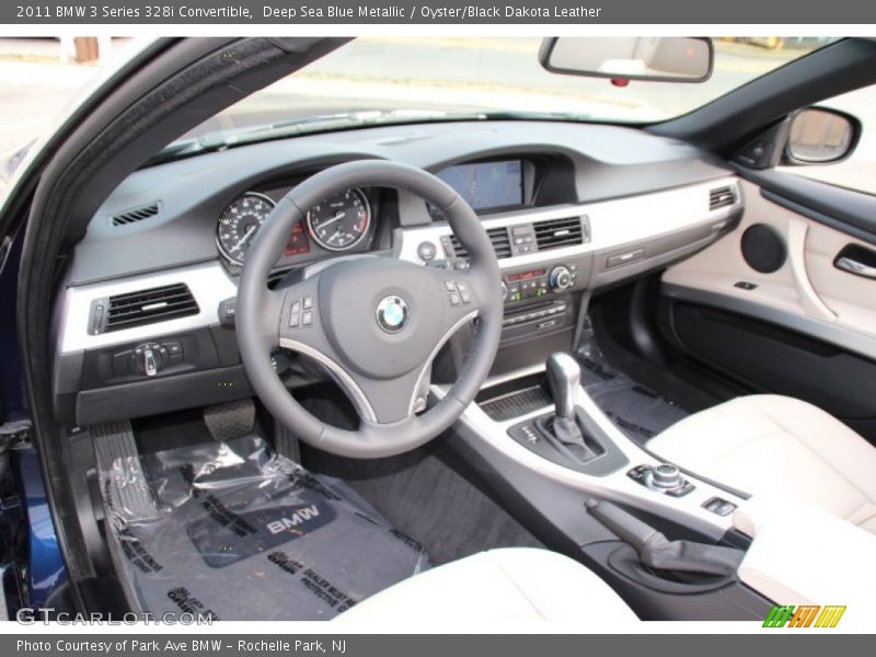 Deep Sea Blue Metallic / Oyster/Black Dakota Leather 2011 BMW 3 Series 328i Convertible