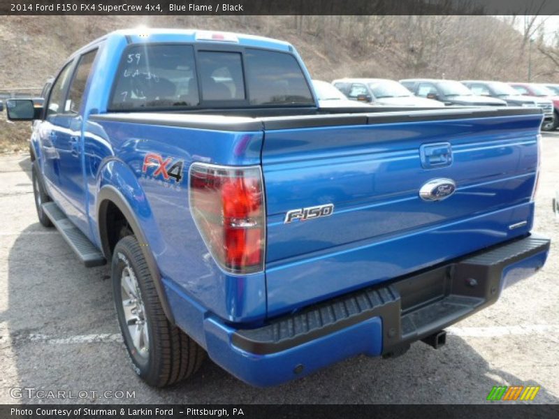 Blue Flame / Black 2014 Ford F150 FX4 SuperCrew 4x4