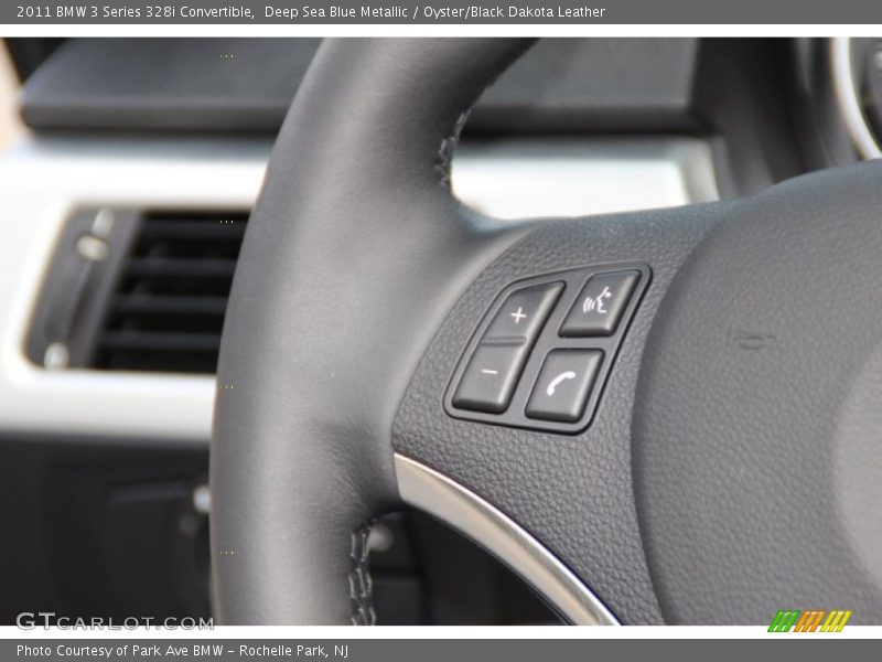 Deep Sea Blue Metallic / Oyster/Black Dakota Leather 2011 BMW 3 Series 328i Convertible