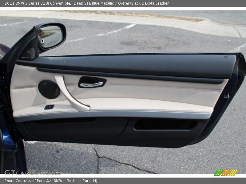 Deep Sea Blue Metallic / Oyster/Black Dakota Leather 2011 BMW 3 Series 328i Convertible