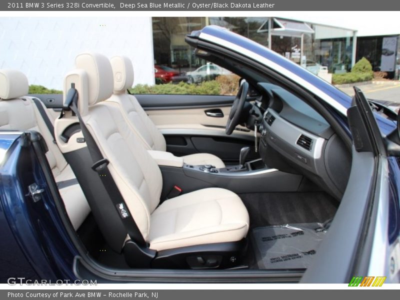 Deep Sea Blue Metallic / Oyster/Black Dakota Leather 2011 BMW 3 Series 328i Convertible