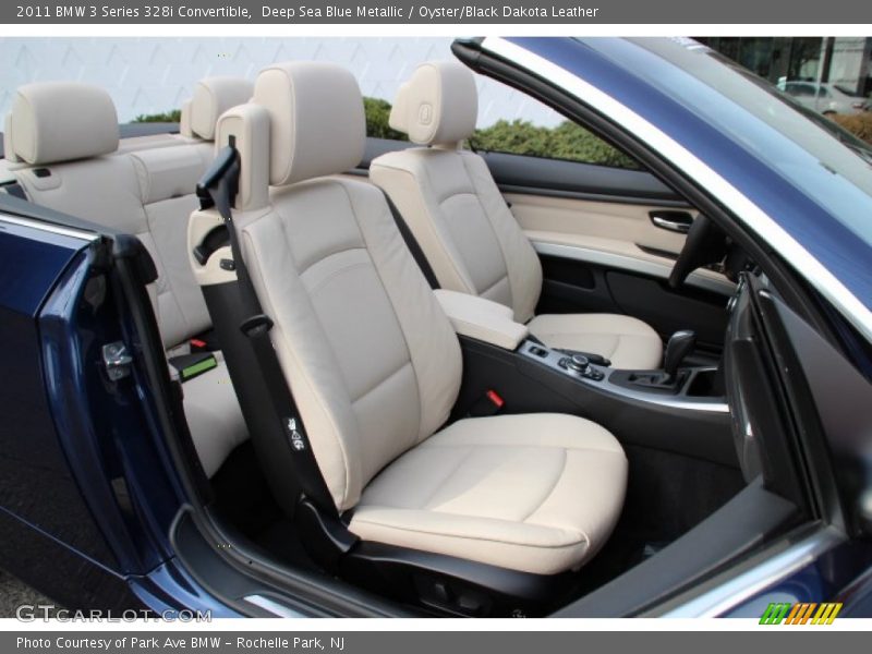 Deep Sea Blue Metallic / Oyster/Black Dakota Leather 2011 BMW 3 Series 328i Convertible