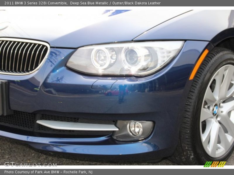 Deep Sea Blue Metallic / Oyster/Black Dakota Leather 2011 BMW 3 Series 328i Convertible