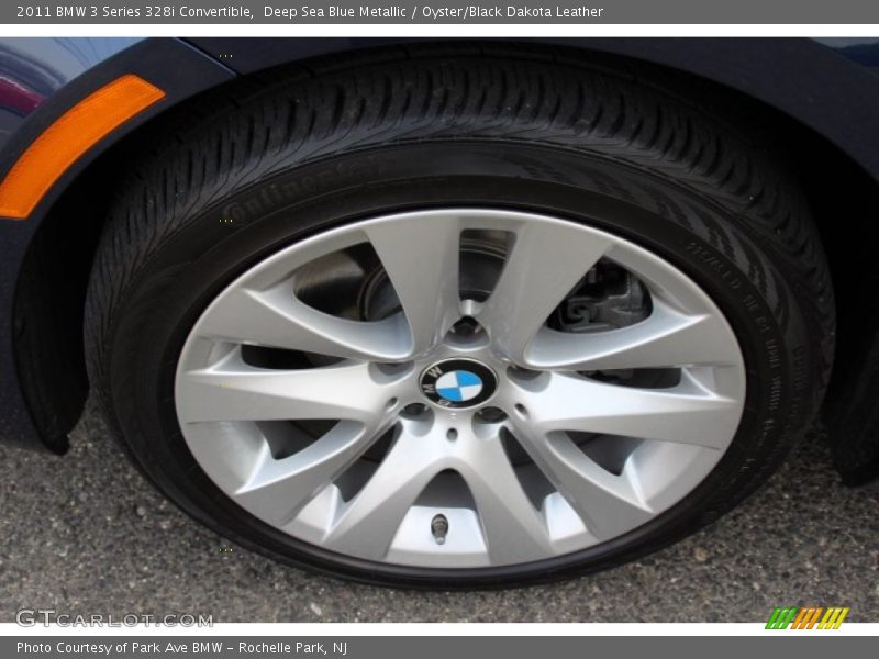 Deep Sea Blue Metallic / Oyster/Black Dakota Leather 2011 BMW 3 Series 328i Convertible