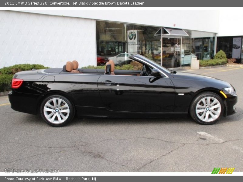 Jet Black / Saddle Brown Dakota Leather 2011 BMW 3 Series 328i Convertible