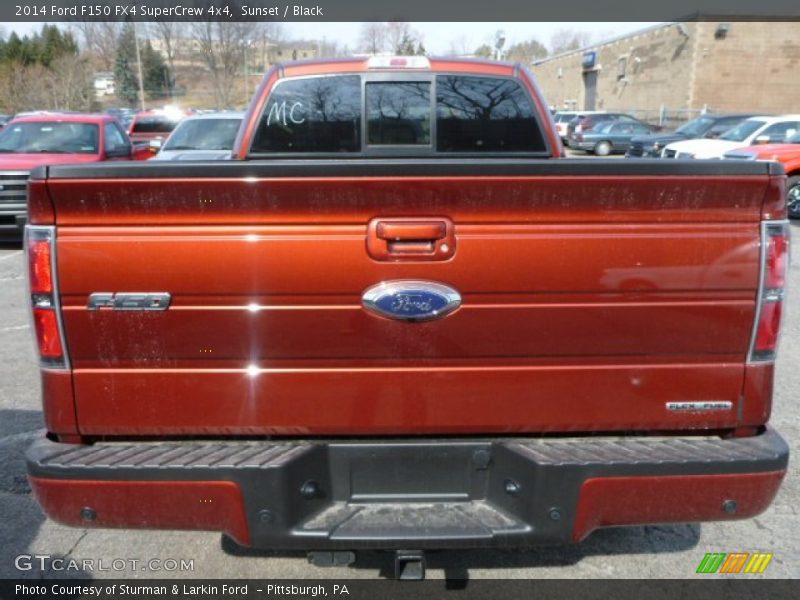 Sunset / Black 2014 Ford F150 FX4 SuperCrew 4x4