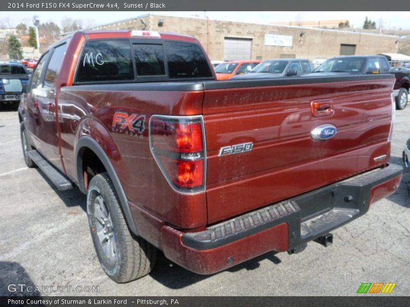 Sunset / Black 2014 Ford F150 FX4 SuperCrew 4x4