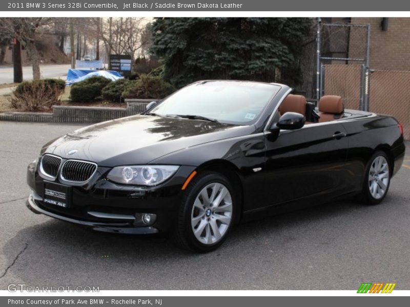 Jet Black / Saddle Brown Dakota Leather 2011 BMW 3 Series 328i Convertible