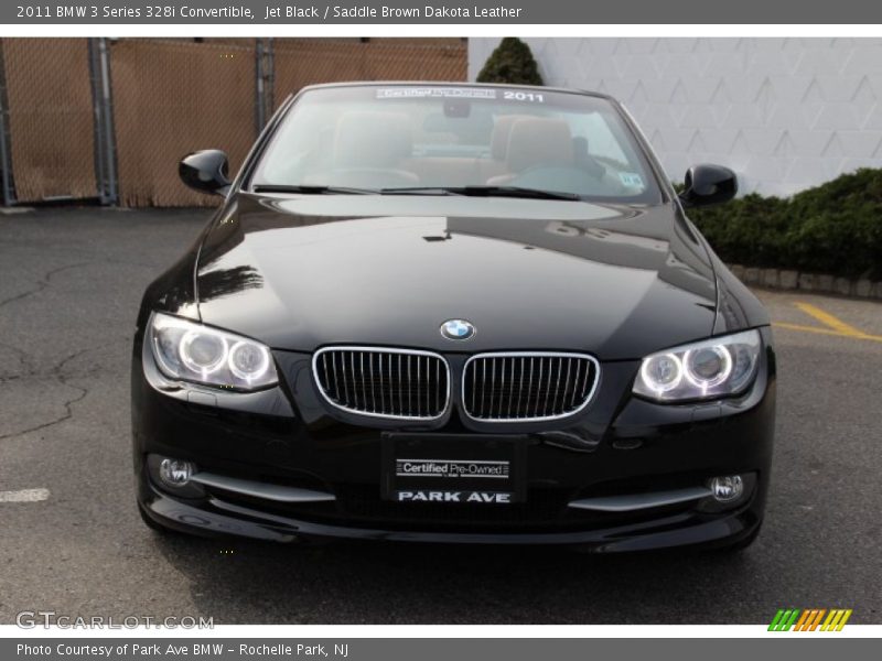 Jet Black / Saddle Brown Dakota Leather 2011 BMW 3 Series 328i Convertible