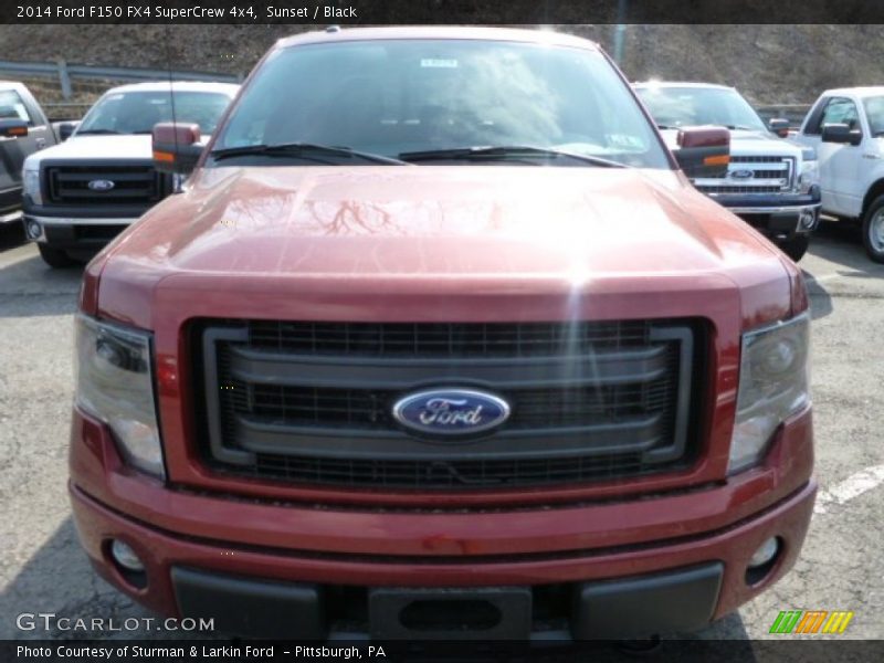 Sunset / Black 2014 Ford F150 FX4 SuperCrew 4x4
