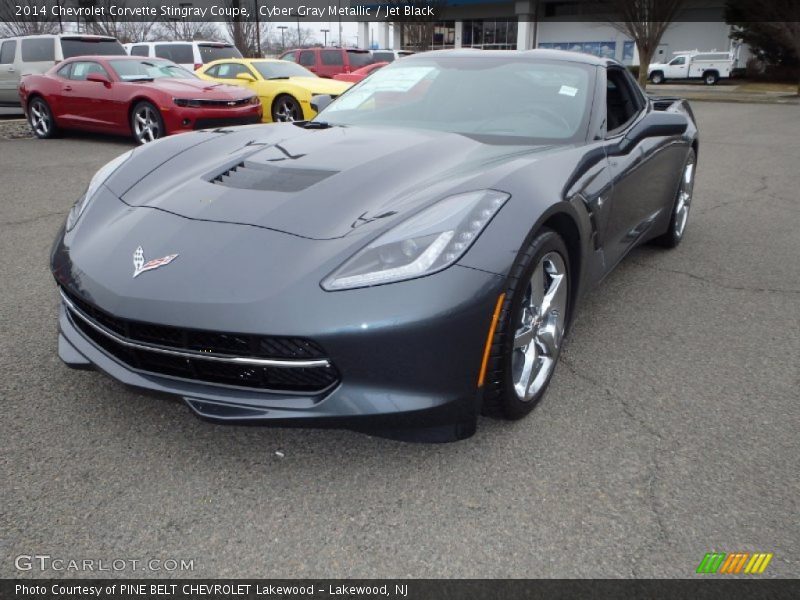 Cyber Gray Metallic / Jet Black 2014 Chevrolet Corvette Stingray Coupe