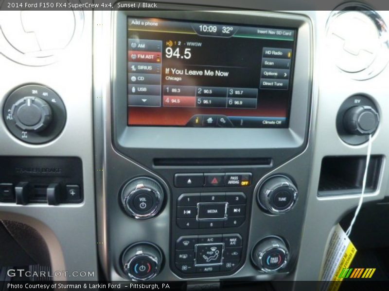 Sunset / Black 2014 Ford F150 FX4 SuperCrew 4x4