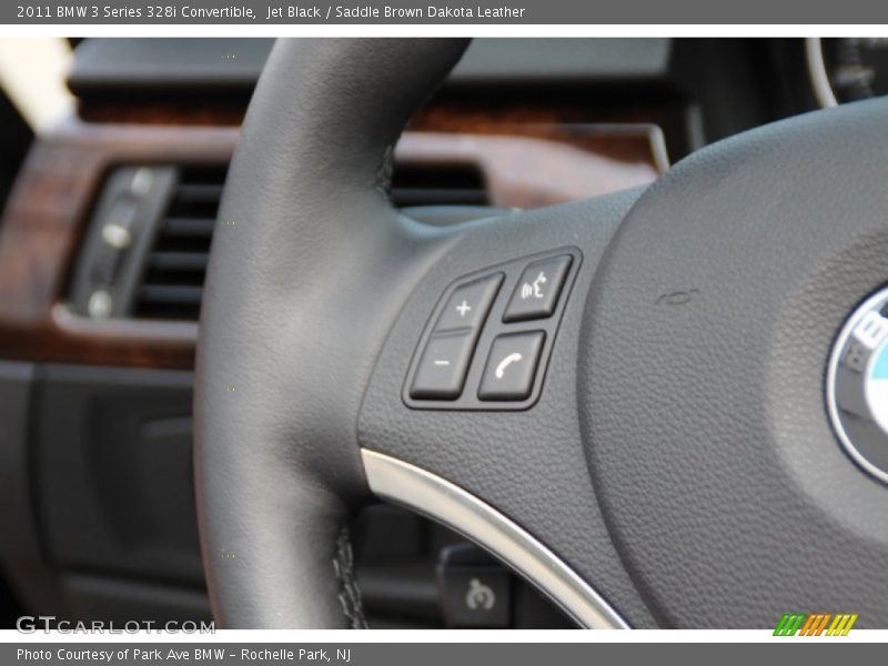Jet Black / Saddle Brown Dakota Leather 2011 BMW 3 Series 328i Convertible