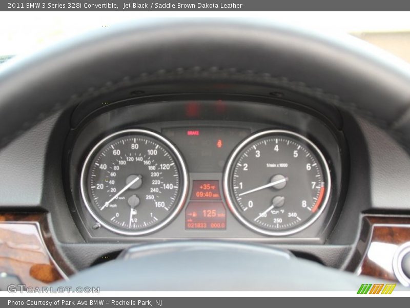 Jet Black / Saddle Brown Dakota Leather 2011 BMW 3 Series 328i Convertible