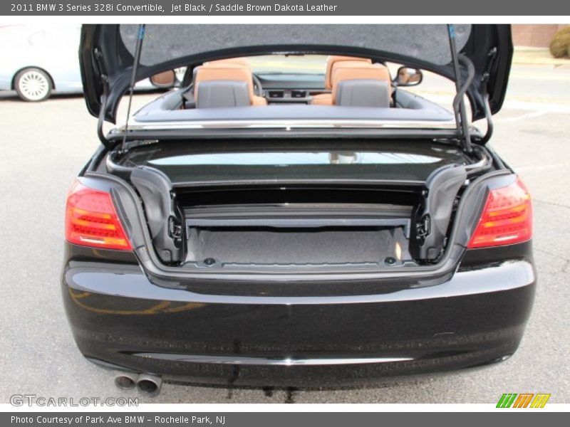 Jet Black / Saddle Brown Dakota Leather 2011 BMW 3 Series 328i Convertible