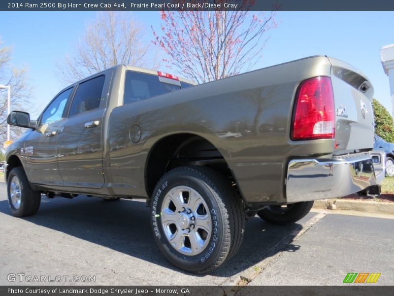 Prairie Pearl Coat / Black/Diesel Gray 2014 Ram 2500 Big Horn Crew Cab 4x4