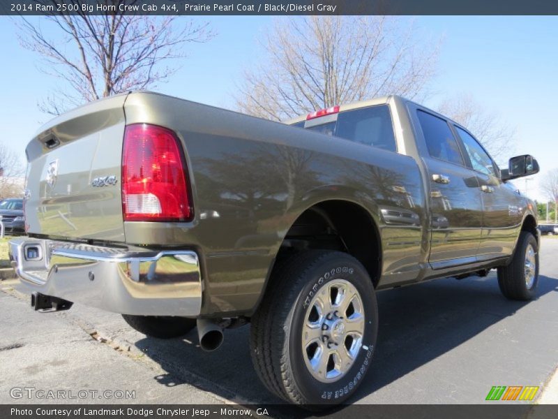 Prairie Pearl Coat / Black/Diesel Gray 2014 Ram 2500 Big Horn Crew Cab 4x4