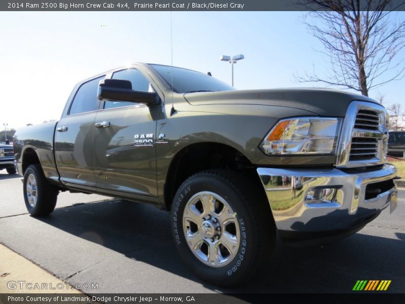 Prairie Pearl Coat / Black/Diesel Gray 2014 Ram 2500 Big Horn Crew Cab 4x4