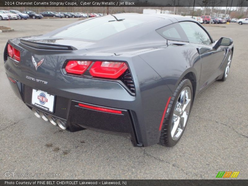 Cyber Gray Metallic / Jet Black 2014 Chevrolet Corvette Stingray Coupe