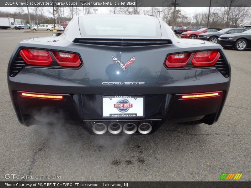 Cyber Gray Metallic / Jet Black 2014 Chevrolet Corvette Stingray Coupe