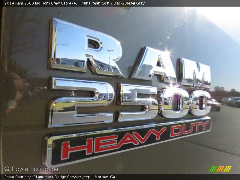 Prairie Pearl Coat / Black/Diesel Gray 2014 Ram 2500 Big Horn Crew Cab 4x4