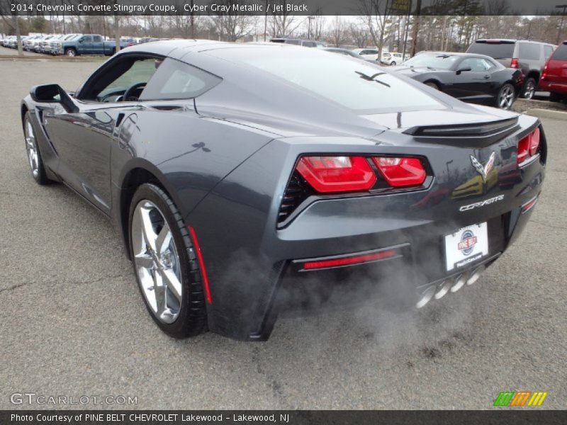 Cyber Gray Metallic / Jet Black 2014 Chevrolet Corvette Stingray Coupe