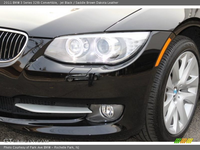 Jet Black / Saddle Brown Dakota Leather 2011 BMW 3 Series 328i Convertible