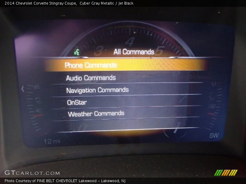 Cyber Gray Metallic / Jet Black 2014 Chevrolet Corvette Stingray Coupe