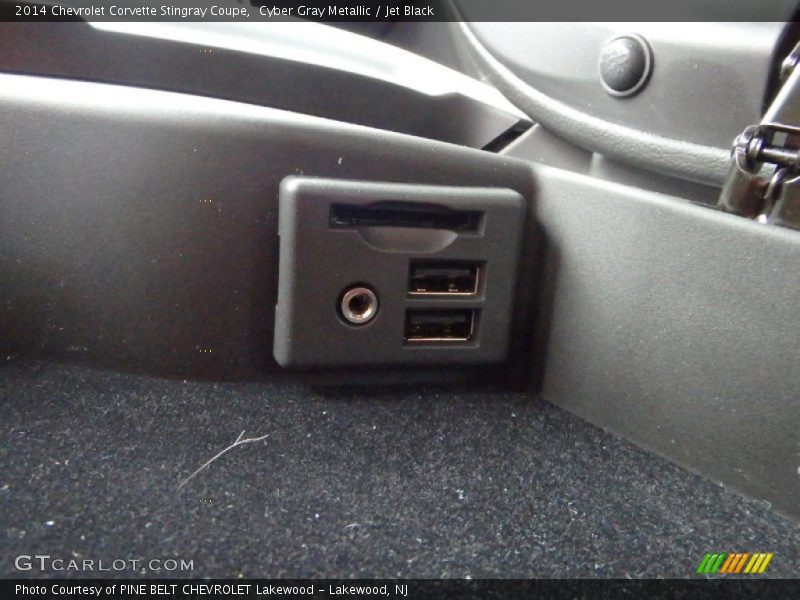 Cyber Gray Metallic / Jet Black 2014 Chevrolet Corvette Stingray Coupe