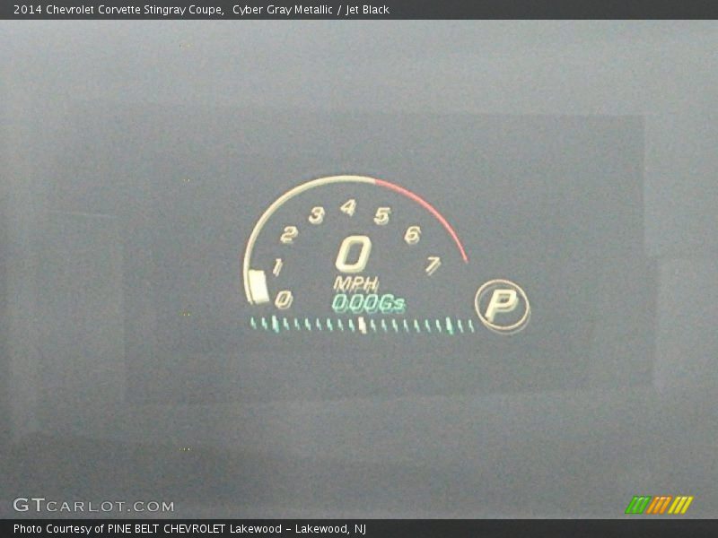 Cyber Gray Metallic / Jet Black 2014 Chevrolet Corvette Stingray Coupe