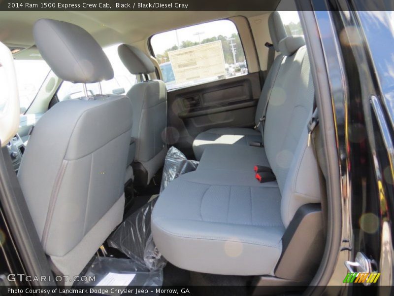 Black / Black/Diesel Gray 2014 Ram 1500 Express Crew Cab